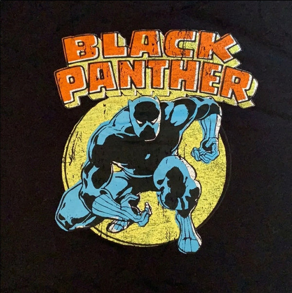 Black Panther crop tee sz XL