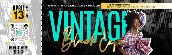 VINTAGE BLACK EXPO TICKET