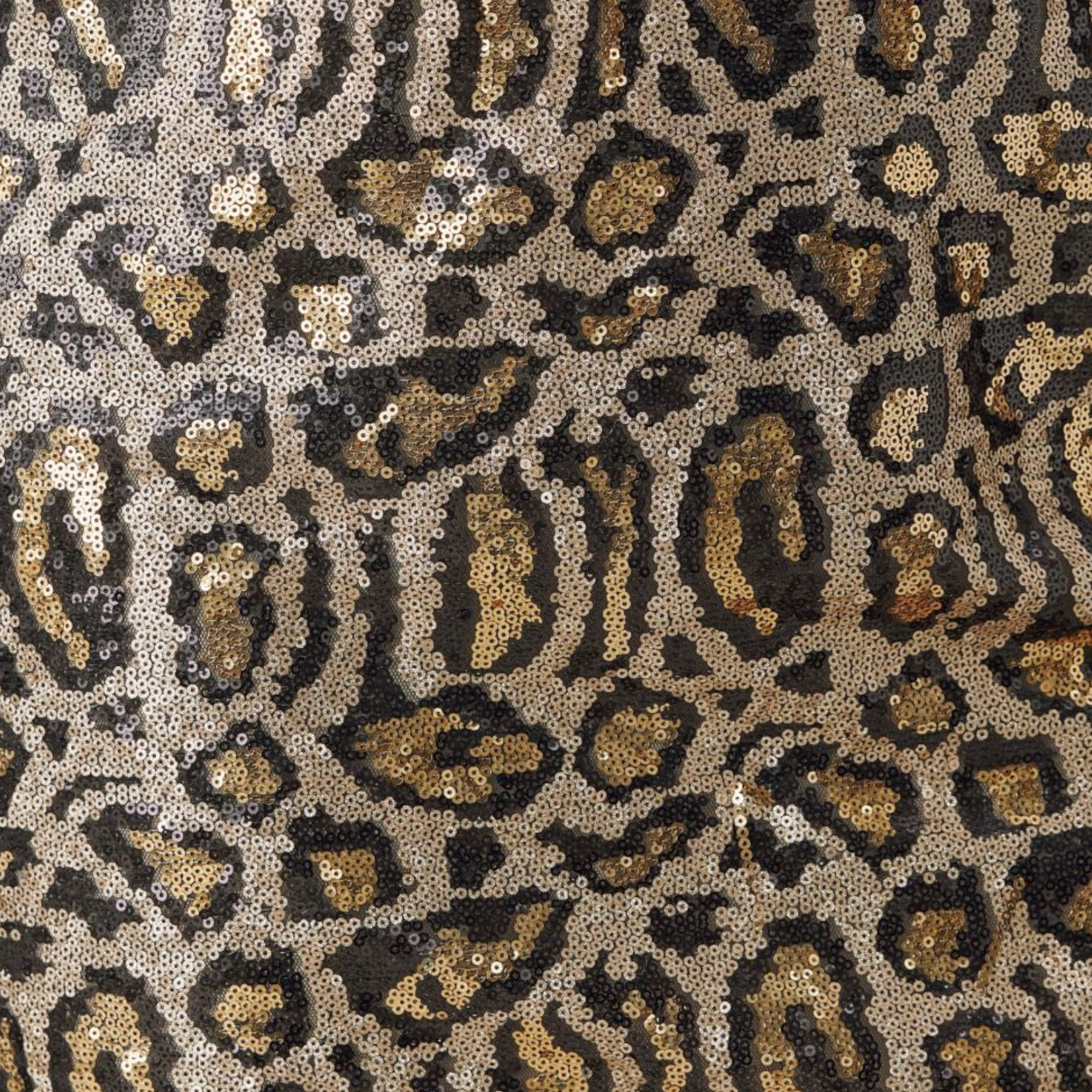 Sequin leopard cheetah mini skirt sz 16